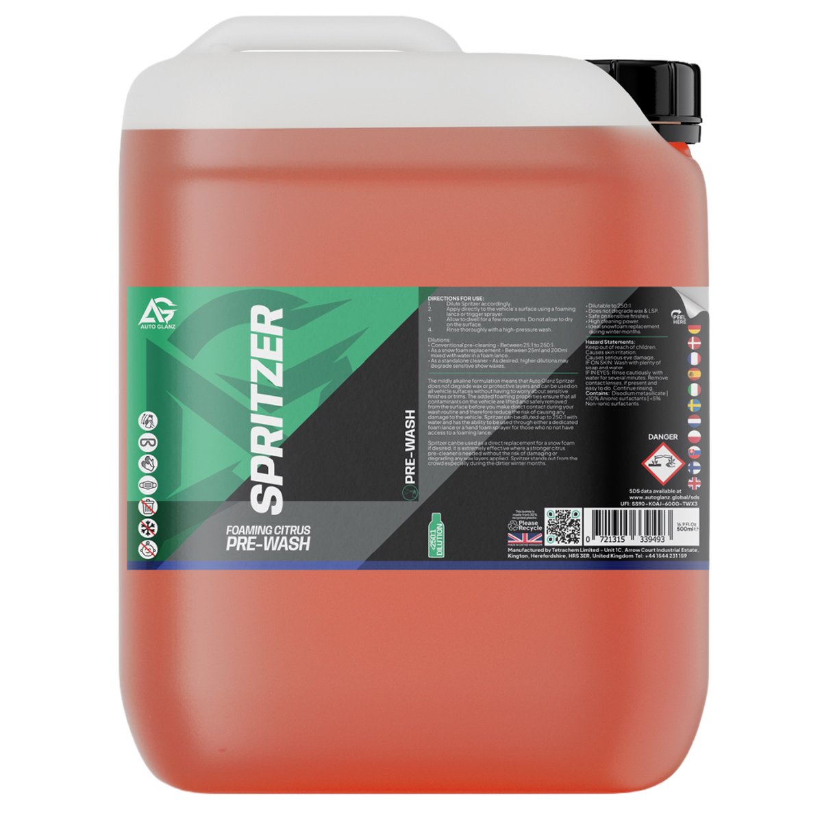 Spritzer - Pré-lavage aux agrumes