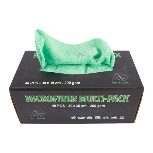 Pack microfibre - 40 chiffons utilitaires premium