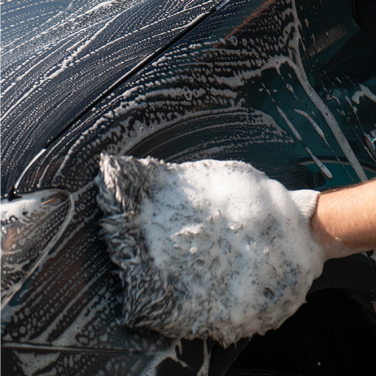 Moufle de lavage en microfibre